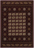 5’ x 8’ Red Eclectic Geometric Pattern Area Rug