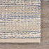 5’ x 8’ Blue and Cream Braided Jute Area Rug