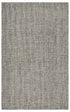 5' X 8' Gray Wool Dhurrie Handmade Area Rug