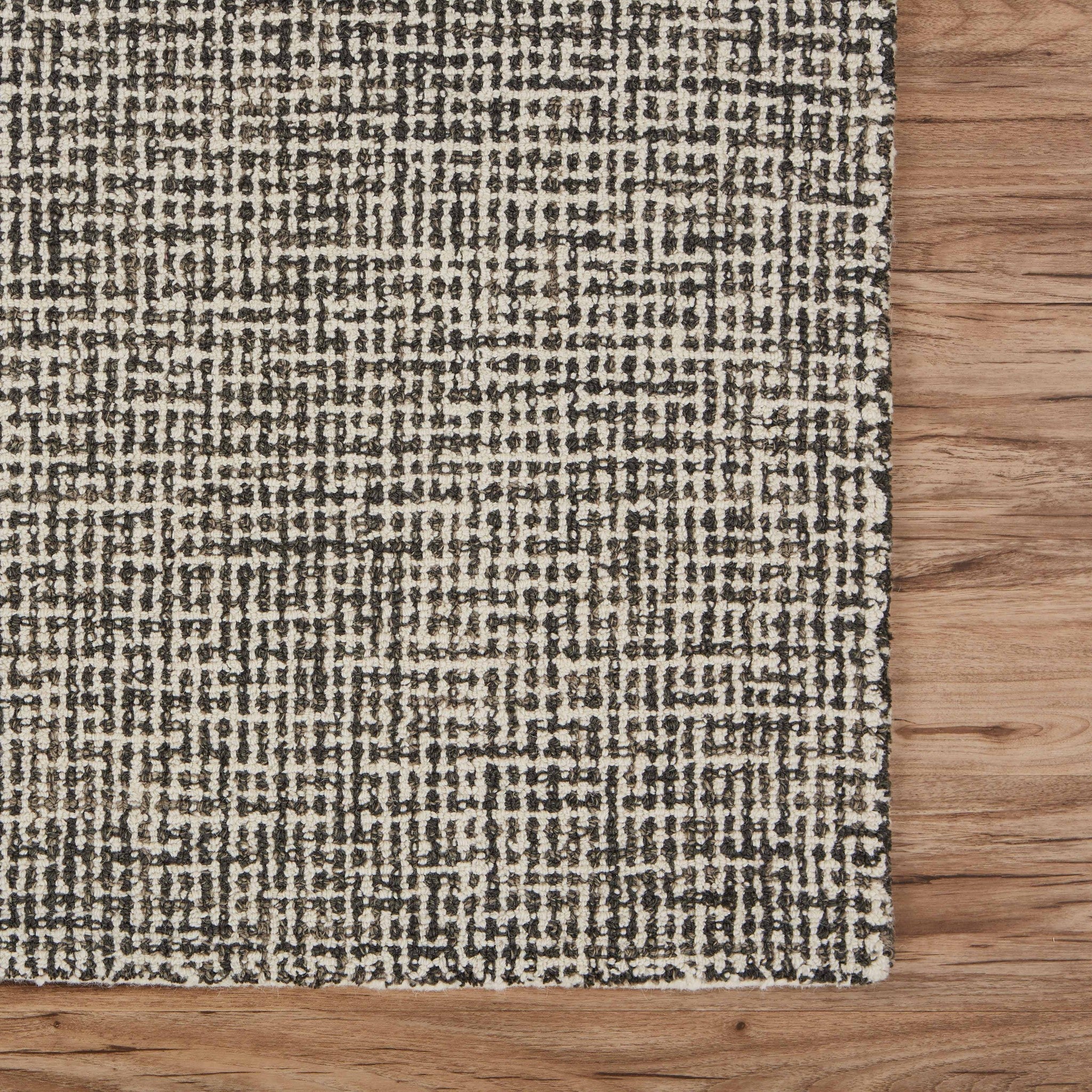 5' X 8' Gray Wool Dhurrie Handmade Area Rug