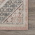 5’ x 7’ Gray and Soft Pink Traditional Area Rug