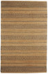 8’ x 10’ Tan and Gray Bohemian Striped Area Rug