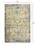 2’ x 9’ Beige Abstract Garden Runner Rug