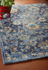 8' X 8' Blue And Ivory Dhurrie Area Rug