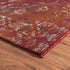 8’ x 10’ Deep Red Traditional Area Rug