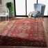 8’ x 10’ Deep Red Traditional Area Rug