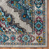 5’ x 8’ Blue Traditional Floral Motifs Area Rug