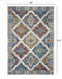 5’ x 8’ Blue Traditional Floral Motifs Area Rug