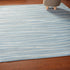 5’ x 7’ Blue Contemporary Waves Area Rug