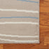 5’ x 7’ Gray Contemporary Waves Area Rug