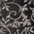 5' x 7' Black Gray and White Floral Vines Area Rug