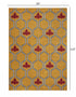 8’ x 9’ Yellow and Red Honey Bee Area Rug