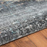 5’ x 8’ Distressed Black Abstract Area Rug