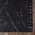 5’ x 8’ Distressed Black Abstract Area Rug