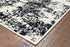 5’ x 7’ Black and White Abstract Area Rug