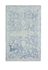 5’ x 8’ Blue and Ivory Interlacing Vines Area Rug