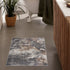 5’ x 8’ Beige Cobblestone Pattern Area Rug