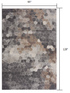 5’ x 8’ Beige Cobblestone Pattern Area Rug