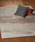 5’ x 7’ Blush and Beige Abstract Strokes Area Rug