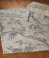 8’ x 10’ Soft Beige Birds and Trees Area Rug