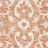 5’ x 8’ Orange and Ivory Medallion Area Rug