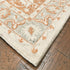 5’ x 8’ Orange and Ivory Medallion Area Rug