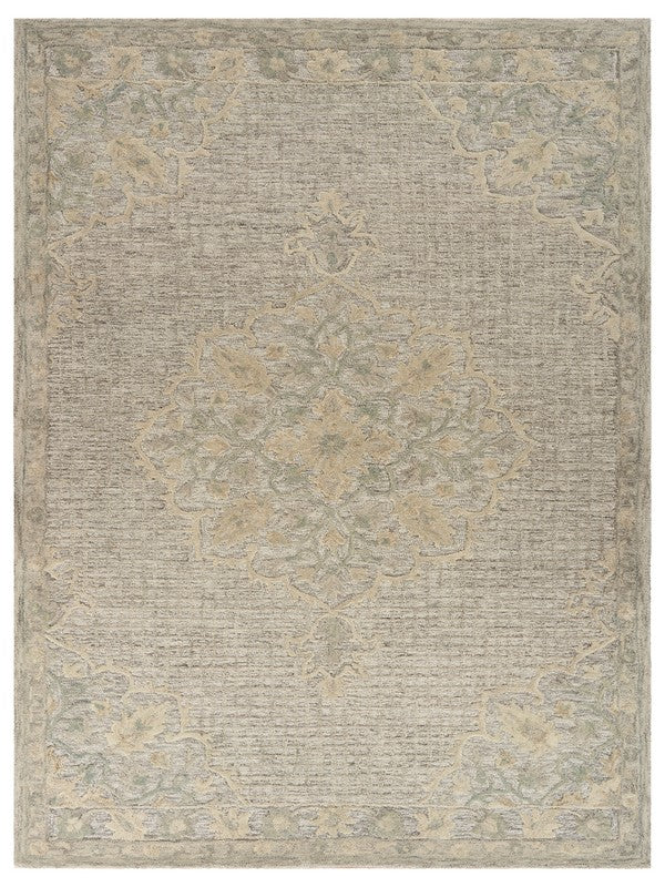 8' X 10' Beige Wool Dhurrie Handmade Area Rug