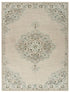 5' X 8' Ivory Wool Dhurrie Handmade Area Rug