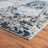 5’ x 8’ Navy and Gray Abstract Ice Area Rug