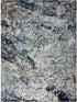 5’ x 8’ Navy and Gray Abstract Ice Area Rug