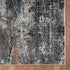 5’ x 8’ Gray And Orange Storm Area Rug