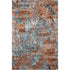 5’ x 8’ Rustic Brown Abstract Area Rug