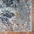 5’ x 8’ Gray Abstract Foliage Area Rug