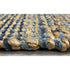 5' X 7' Blue And Brown Dhurrie Hand Woven Area Rug