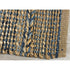 5' X 7' Blue And Brown Dhurrie Hand Woven Area Rug