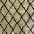 5’ x 7’ Cream and Black Lattice Area Rug