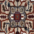 5’ Maroon and Gray Medallion Area Rug