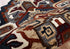 5’ Maroon and Gray Medallion Area Rug