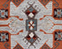 4’ Round Terracotta Tribal Area Rug