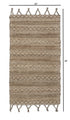 3’ x 4’ Tan Bohemian Tasseled Area Rug