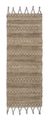 3’ x 4’ Tan Bohemian Tasseled Area Rug