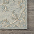 5' X 7' Blue And Ivory Wool Hand Tufted Area Rug