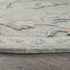 5' X 7' Blue And Ivory Wool Hand Tufted Area Rug