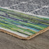 5’ x 7’ Blue and Green Chindi Area Rug