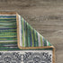 5’ x 7’ Blue and Green Chindi Area Rug