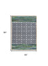 5’ x 7’ Blue and Green Chindi Area Rug