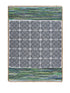 5’ x 7’ Blue and Green Chindi Area Rug