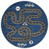 5’ x 7’ Navy Imaginative Racetrack Area Rug