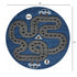 5’ x 7’ Navy Imaginative Racetrack Area Rug