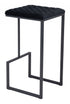 30" Black Steel Backless Bar Height Bar Chair